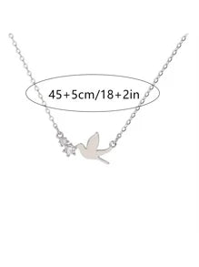 Love Peace Pigeon Pendant - SayToLove - Jewelry Store