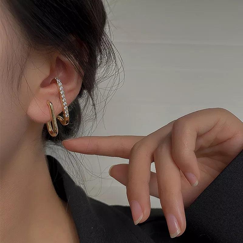 Stylish Studs Earring Crystal Alloy Stud Earring - SayToLove