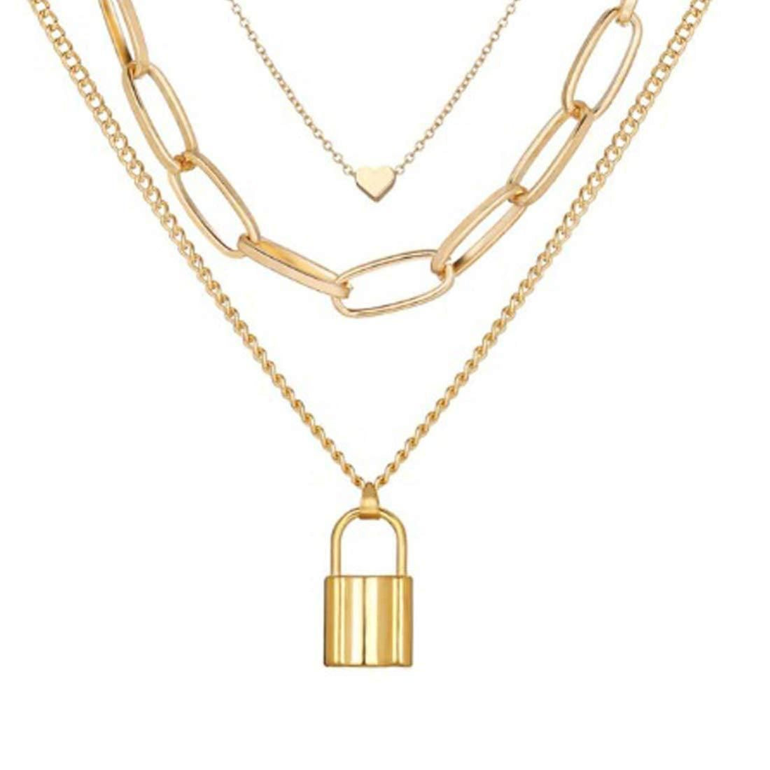Gold Plated Stylish Necklace - SayToLove